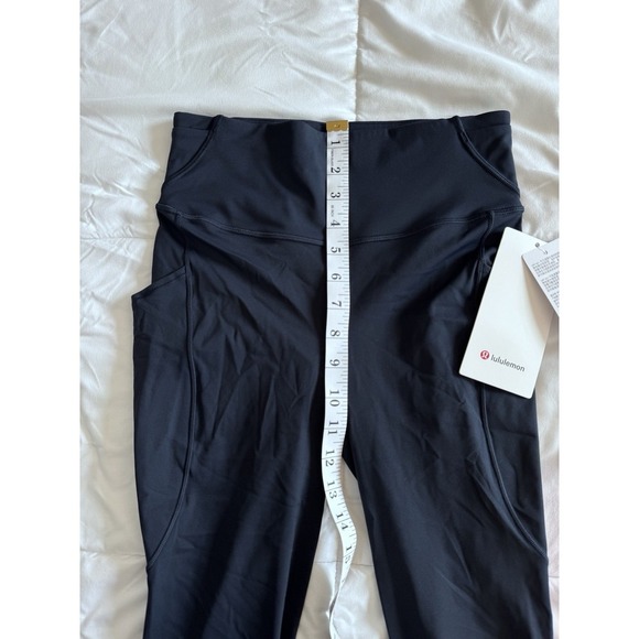 New Lululemon Fast Free HR Tight Leggings 25" Pockets Women's 6 Navy Blue $128. - Picture 4 of 16